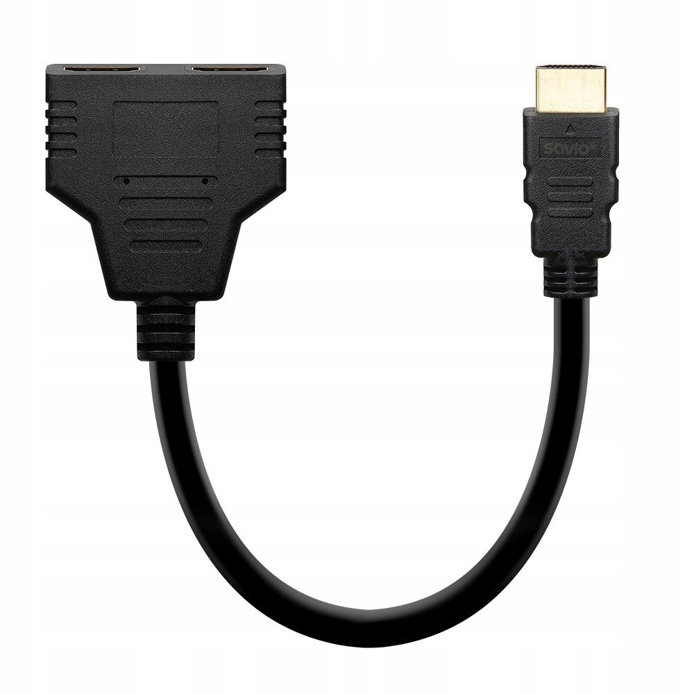 Savio Rozdzielacz Hdmi (M) Hdmi (ż) x 2, AK-77