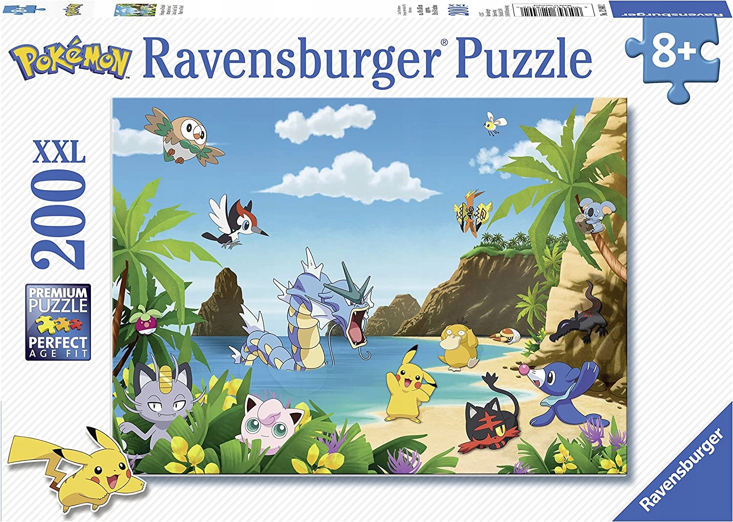 

Puzzle Pokemon Zestaw 200 el. XXL 58x25 cm.