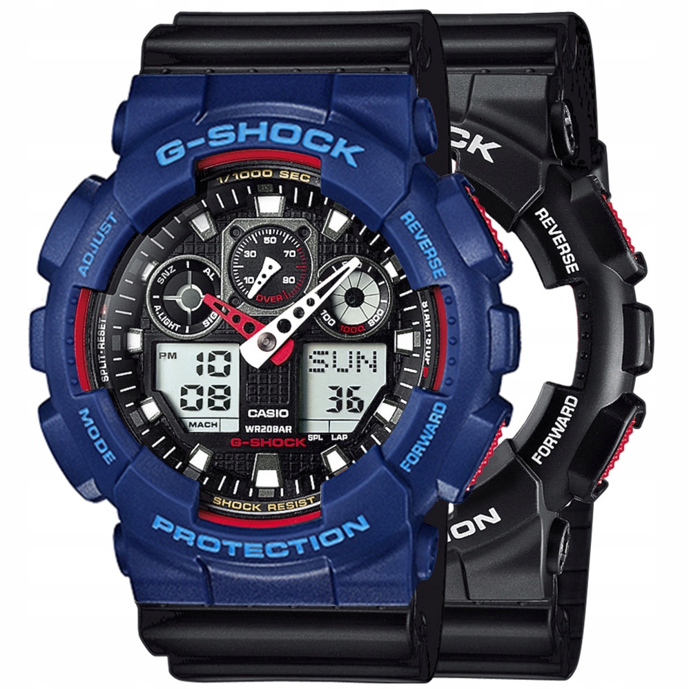 Hodinky Casio G-Shock Set GA-100-1A4ER Bezel 10527398 Pásek 10347688