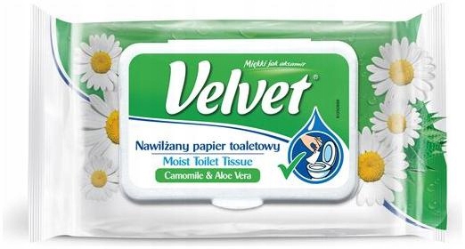 

Velvet nawilżający papier toaletowy 42 szt.