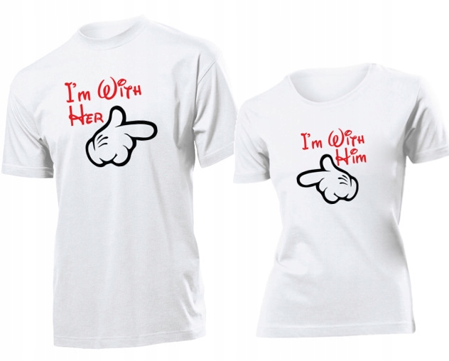 

Koszulki dla par Jestem Z Nia Jestem Z Nim XL