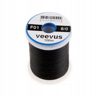 Nić wiodąca Veevus 6/0 F01 Black