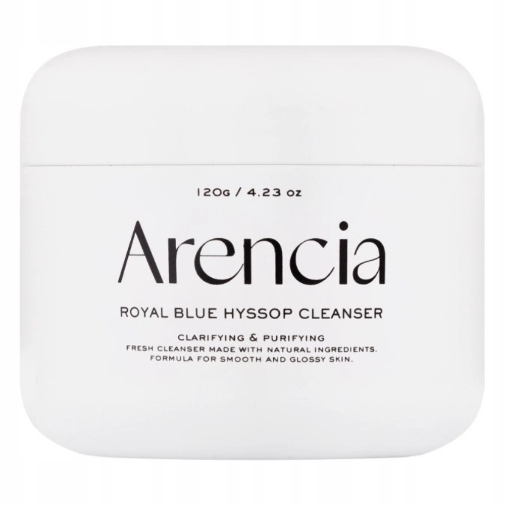 Čistící pasta Arencia Blue Hyssop čistí a pečuje o obličej 120 g