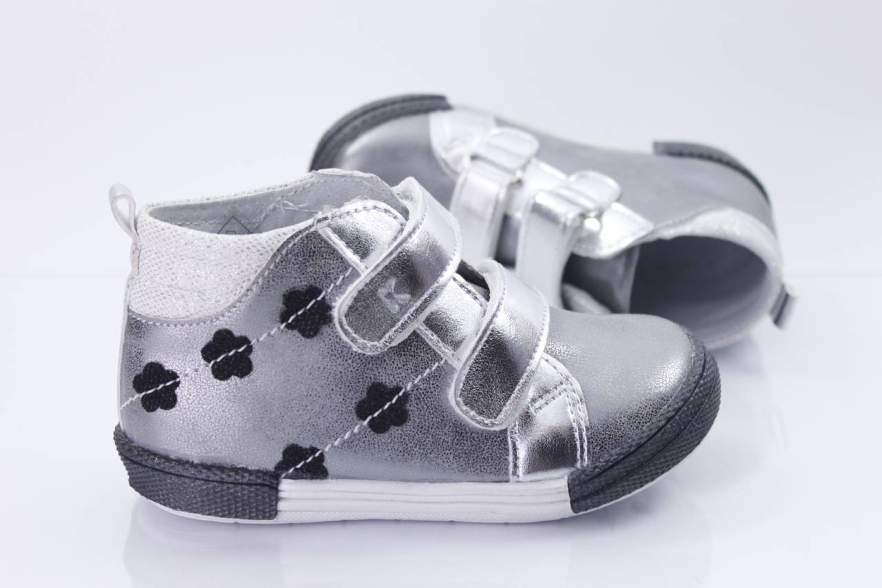 BOTKI DZIEWCZĘCE R.22 GRAFIT RZEPY KORNECKI 6789 Kolor wielokolorowy