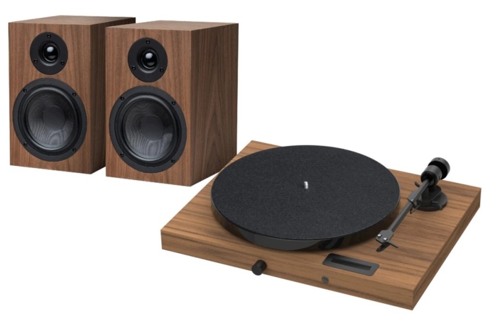 HiFi sada Pro-Ject JukeBox E1 kompletní stereo audio systém s gramofonem