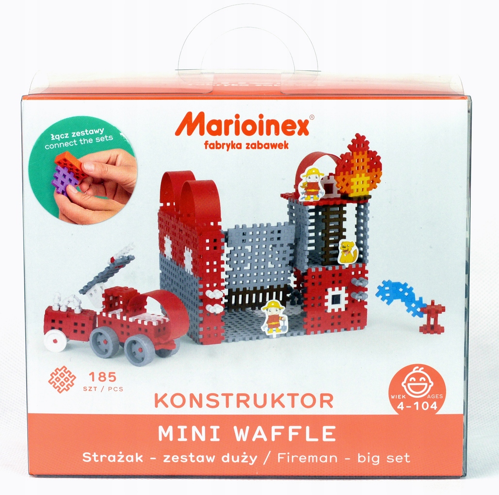 

Mini Waffle Strażak 185 El 4+ Marioinex