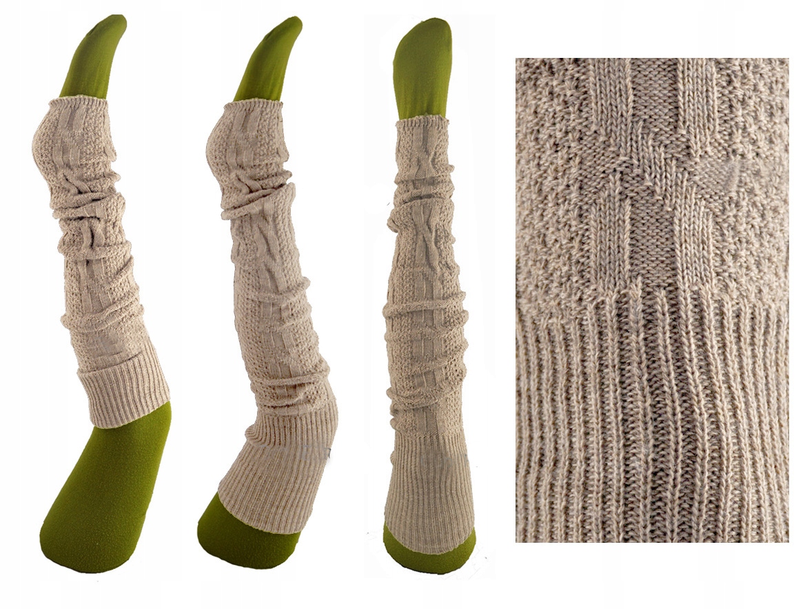 STEVEN GETRY ciepłe OCIEPLACZE długie 72cm