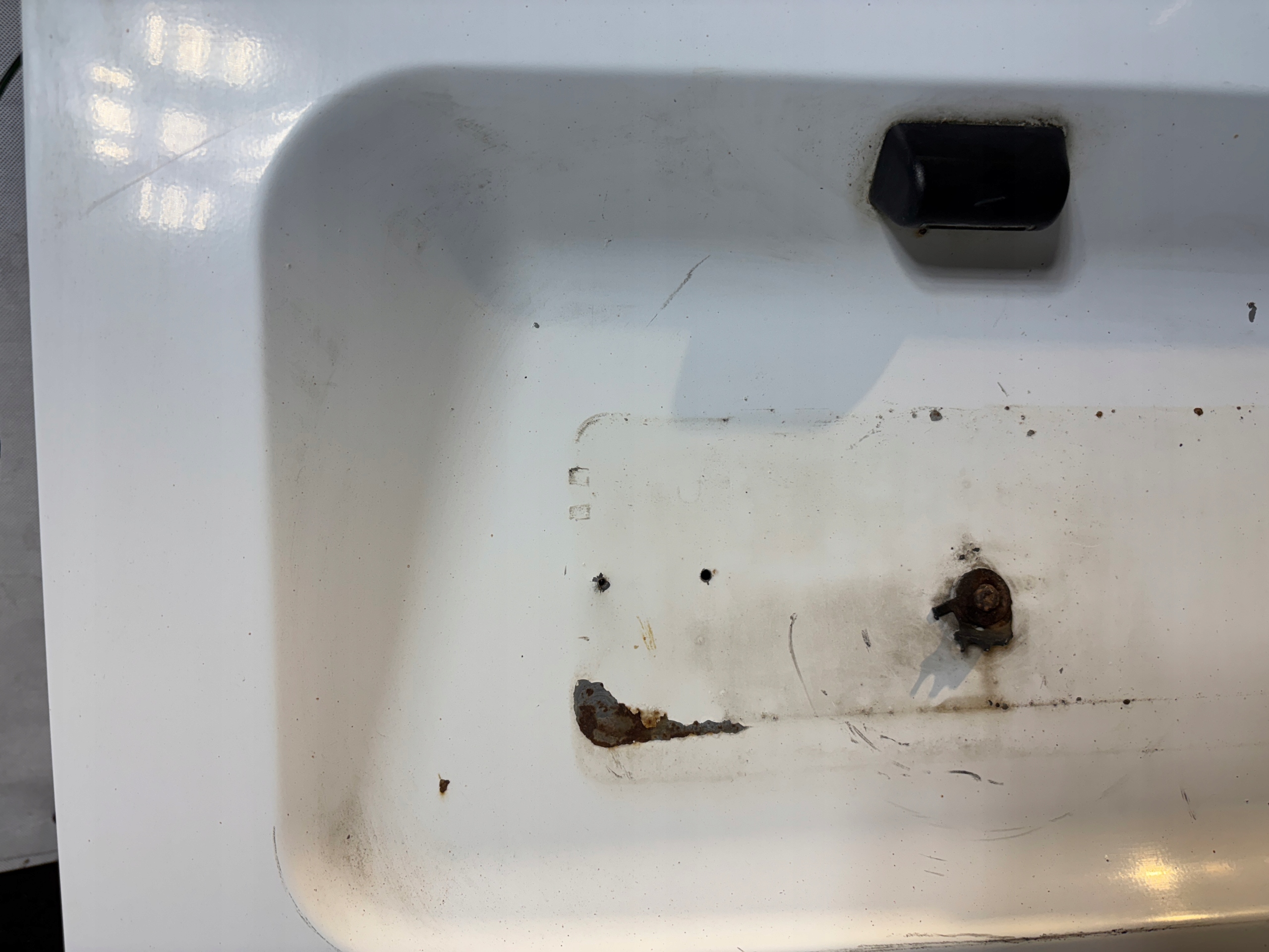 door left rear part Ford Transit VII 7 MK7 k: Frozen White