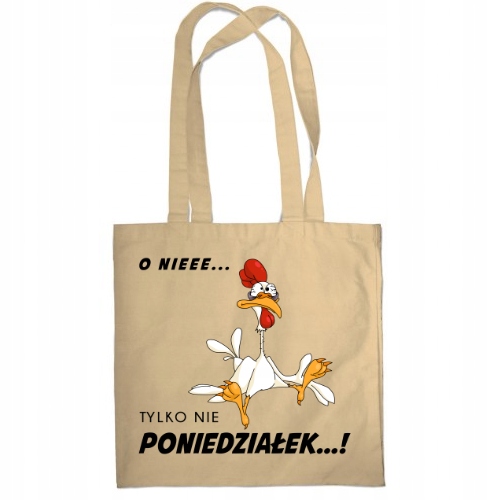 TORBA ŚMIESZNA PREZENT TYLKO NIE PONIEDZIAŁEK Marka inna