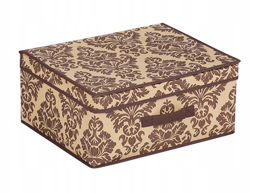 

Kufer tekstylny pudełko pojemnik kolonialny brąz M