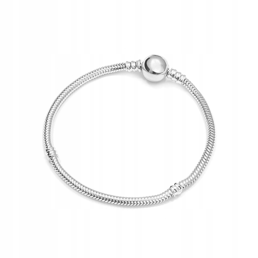 Stříbrný Modulární Náramek Kulička Hladká 19 Cm 925