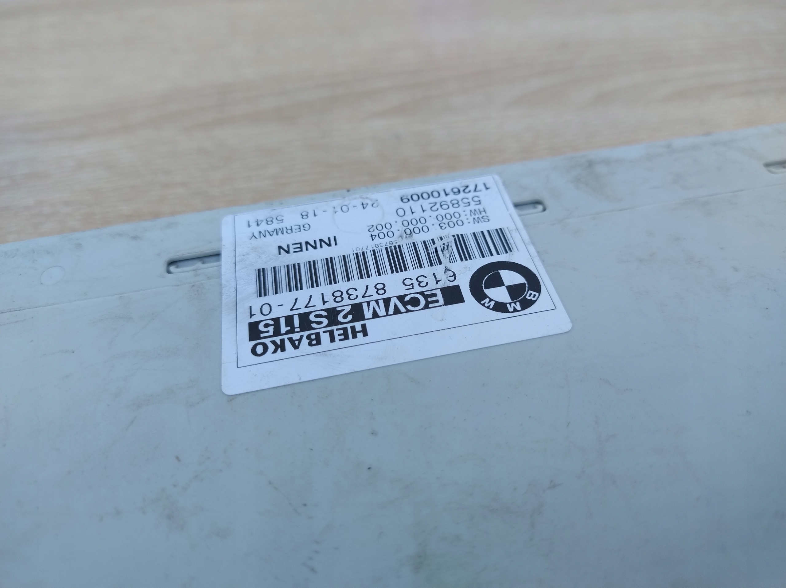 BMW I8 module computer control unit HELBAKO 55892110