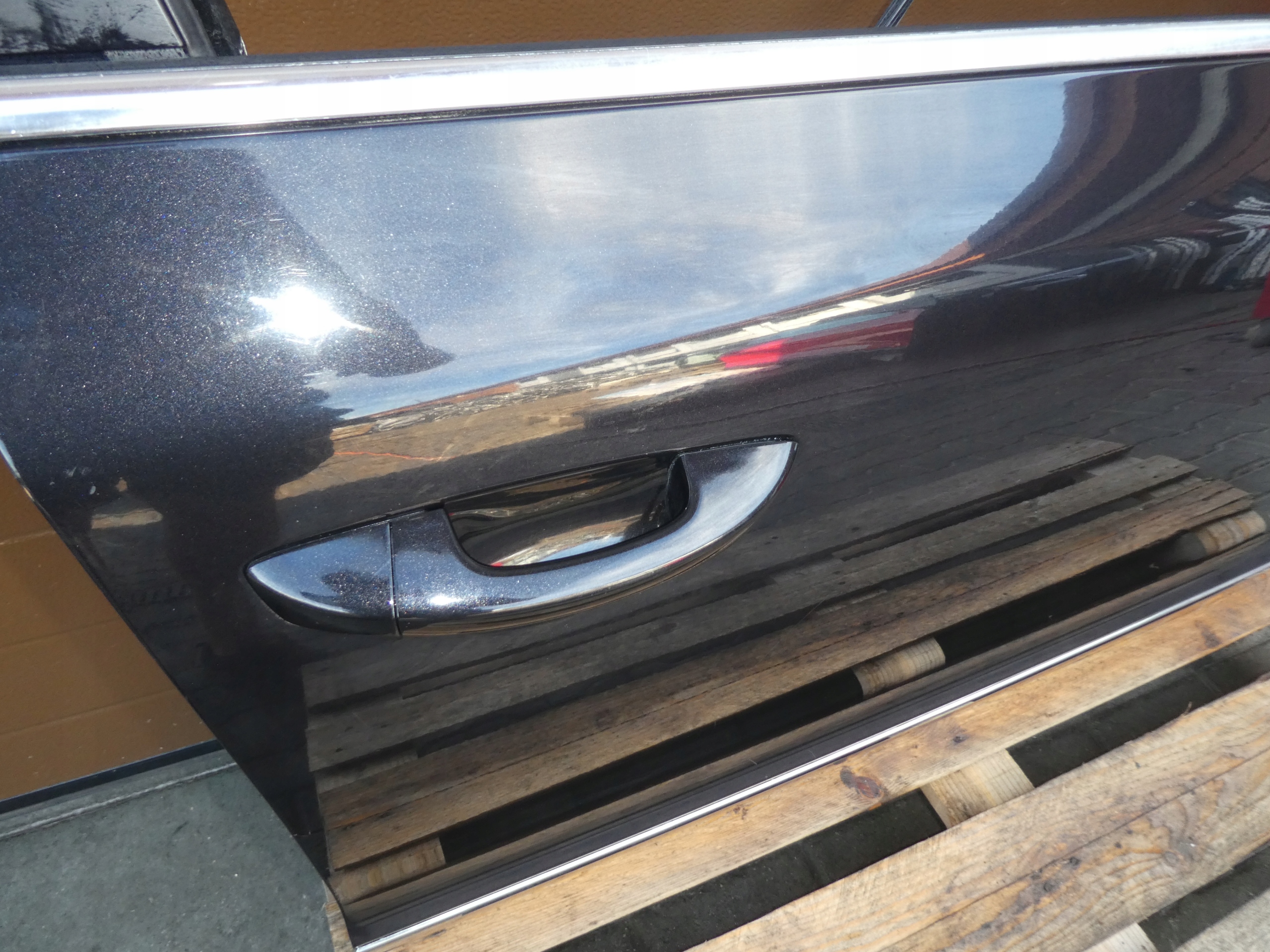 door right front black, SKODA SUPERB II