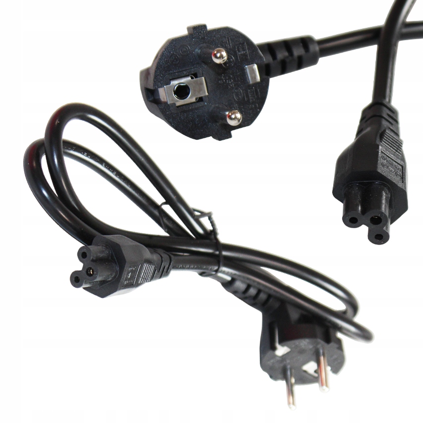 Napájecí kabel Kabel Čtyřlístek C5 230V pro notebook a napájecí adaptér Premium 1 m