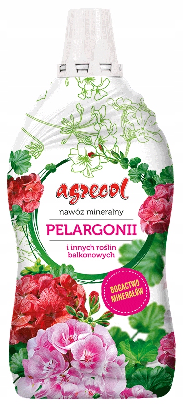 

Nawóz Mineralny Do Pelargonii 1l Agrecol