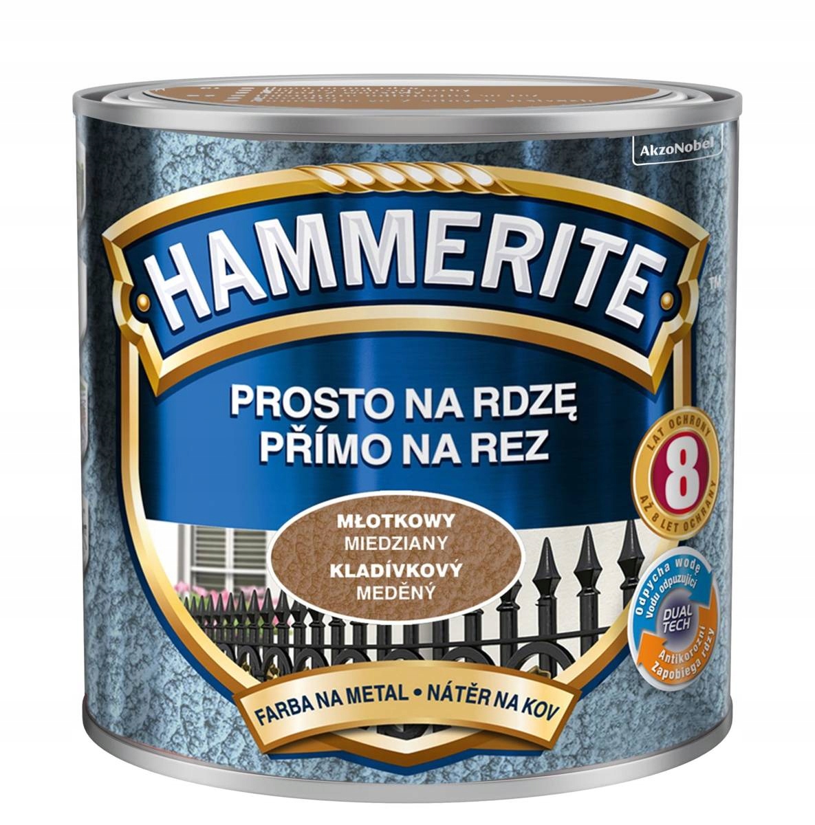 

Hammerite Farba na rdzę 0,7L Miedziany Młotkowy