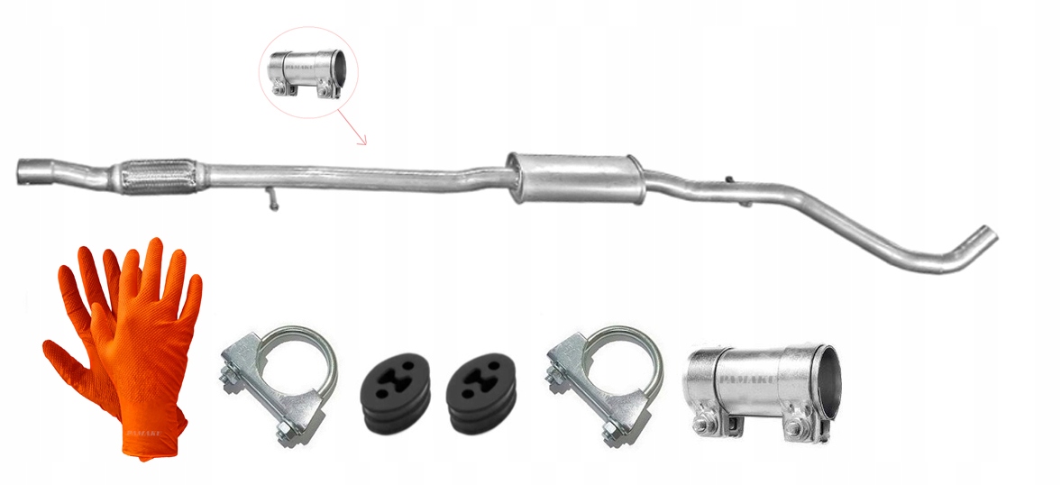 Fiat Panda II 1.3 Jtd Multijet 51 kW (2003-6/2005) Tlumič