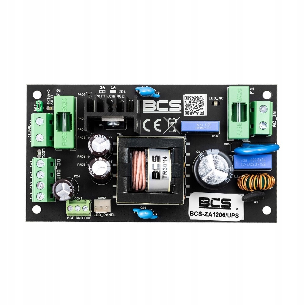 Zasilacz Sieciowy BCS-ZA1206/UPS Do Zabudowy 12V 6A Power Bcs