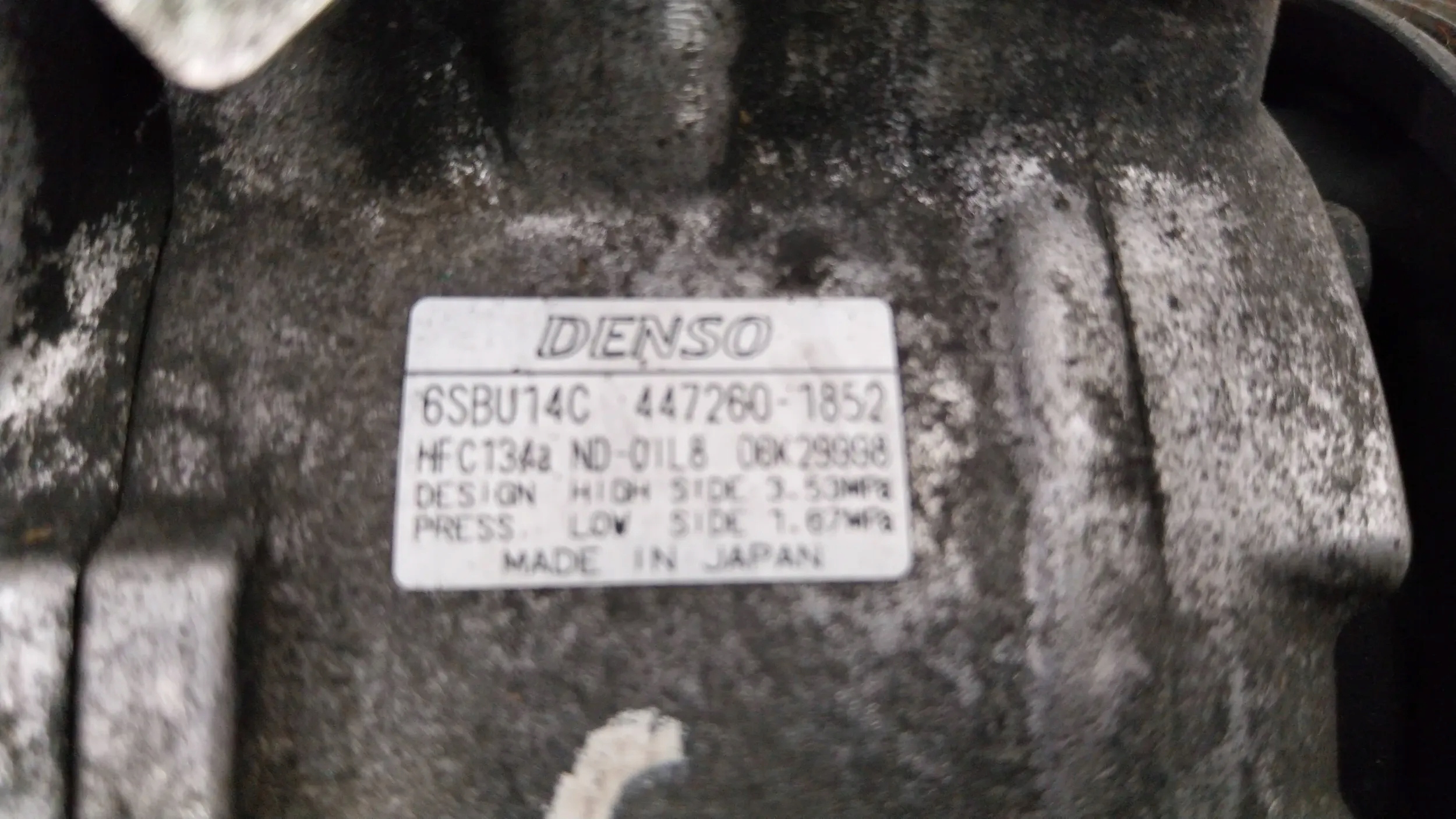 KOMPRESOR KLIMATIZÁCII 447260-1852 BMW E90 E91 E92 E93 E87 E84 2.0D N47
