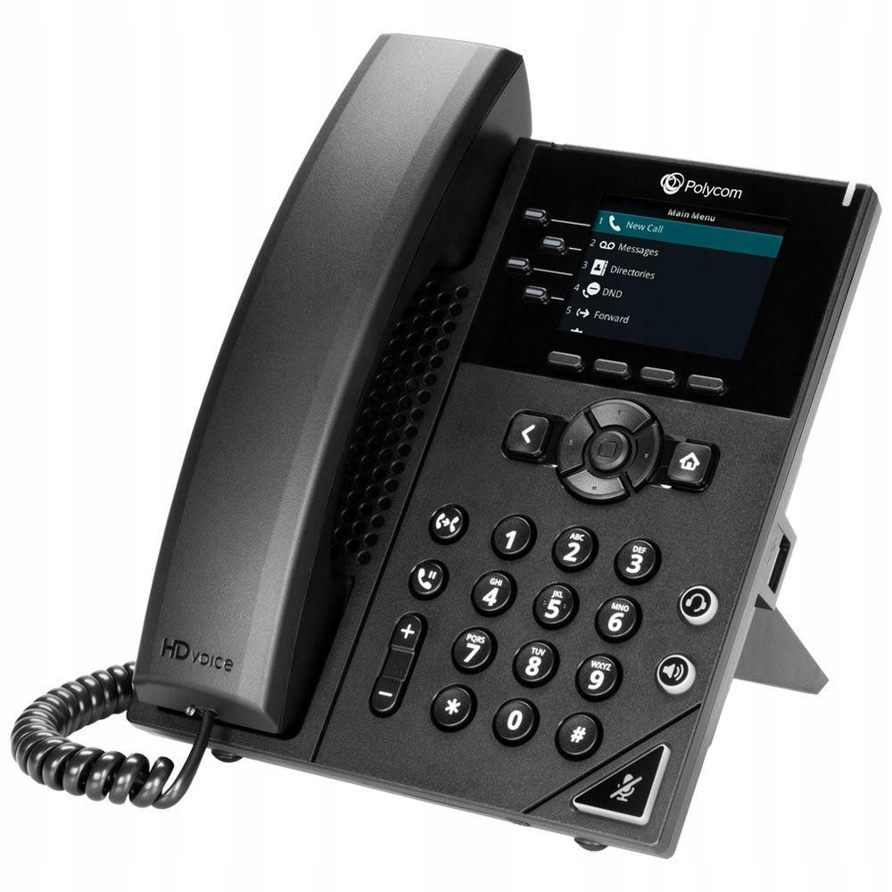 Ip telefón Poly VVX 250 pre firmy, 4-riadkový, 2200-48820-025