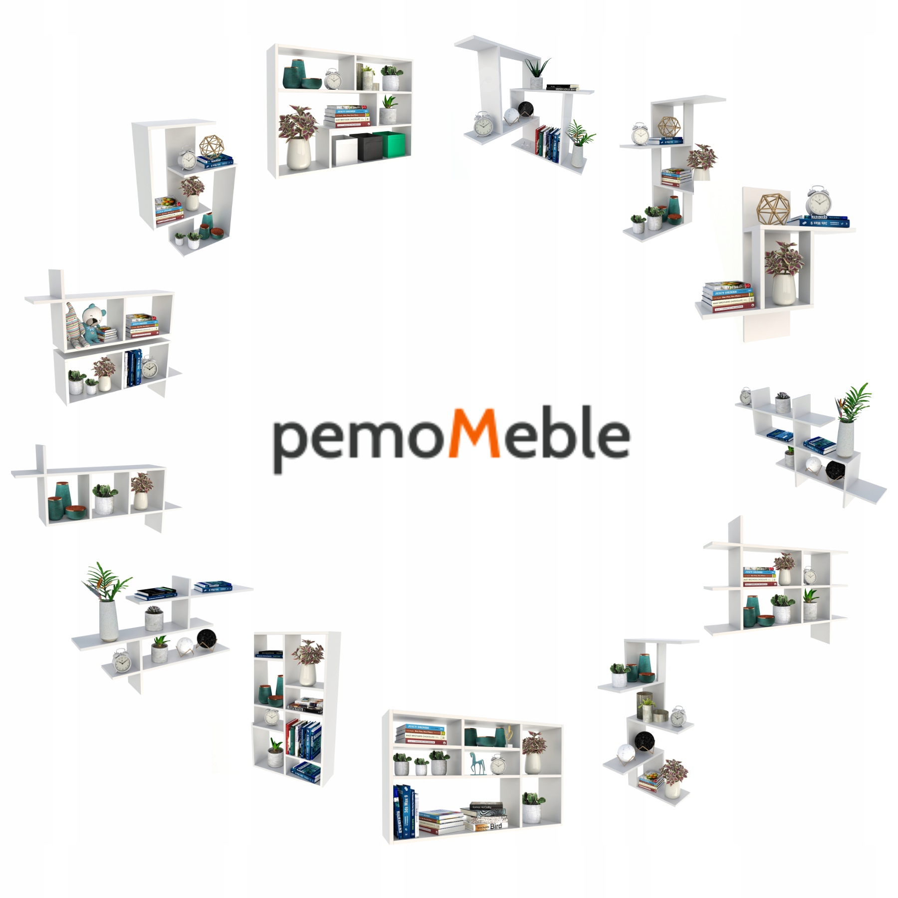 PÓŁKA ALBA WISZĄCA NAROŻNA REGAŁ DZIECKO ZABAWKI Szerokość mebla 48 cm