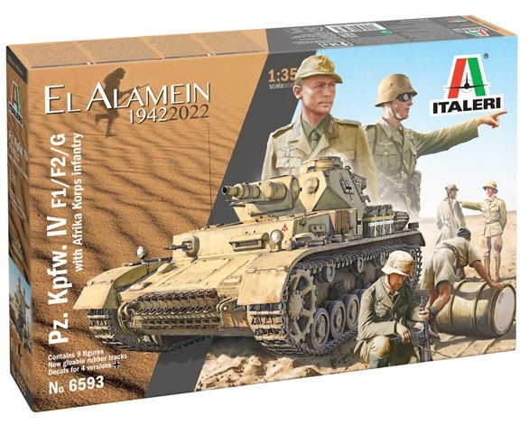 1:35 Pz.Kpfw.IV F1/F2/G s pěchotou Afrika Korps