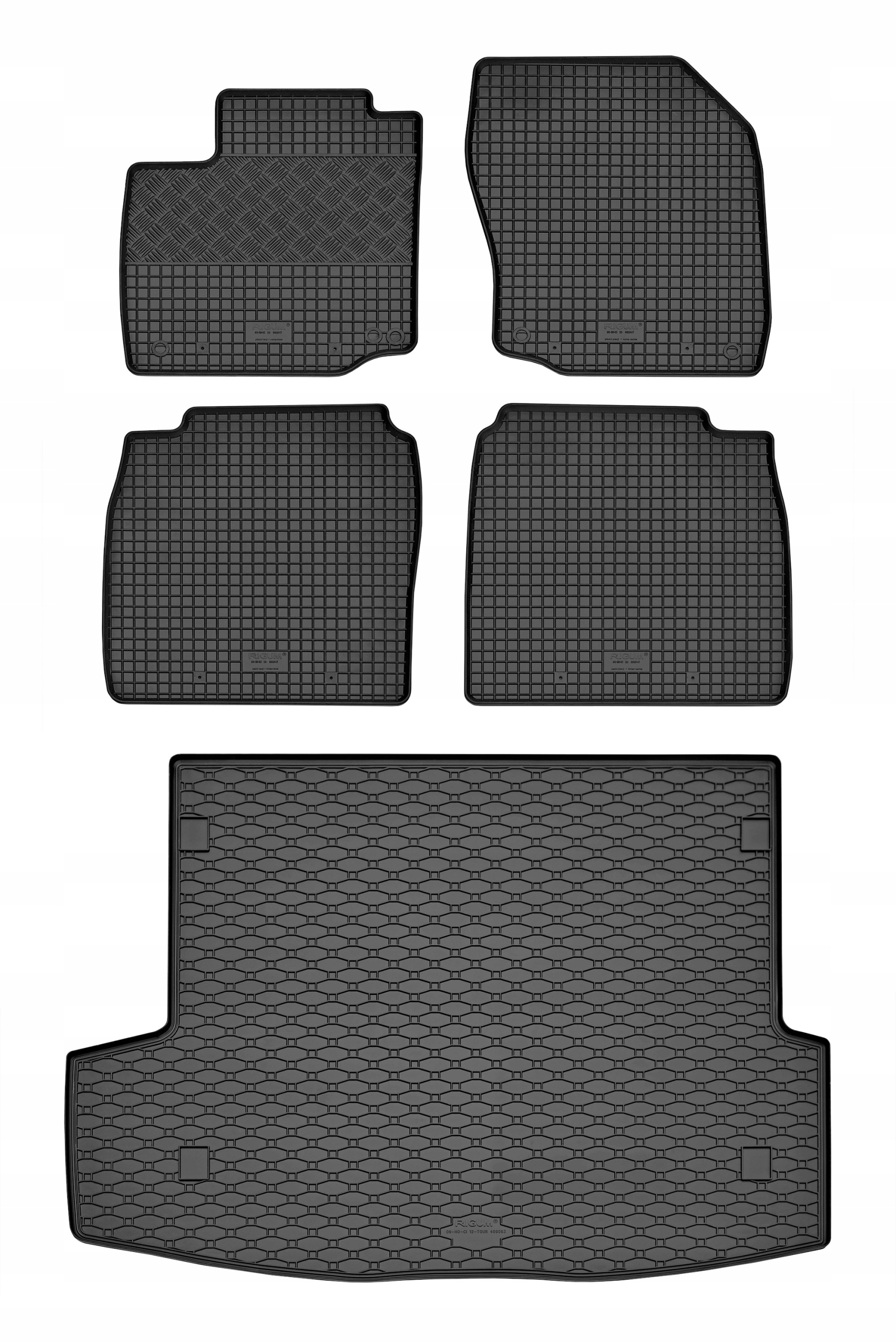 Dywaniki+mata do bagażnika Honda Civic KombiTourer 2012-2016