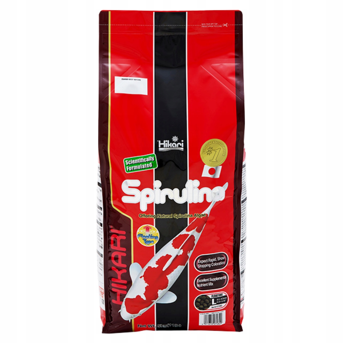 Hikari Koi Spirulina Large Vyfarbovacie krmivo pre rybníky 5 kg