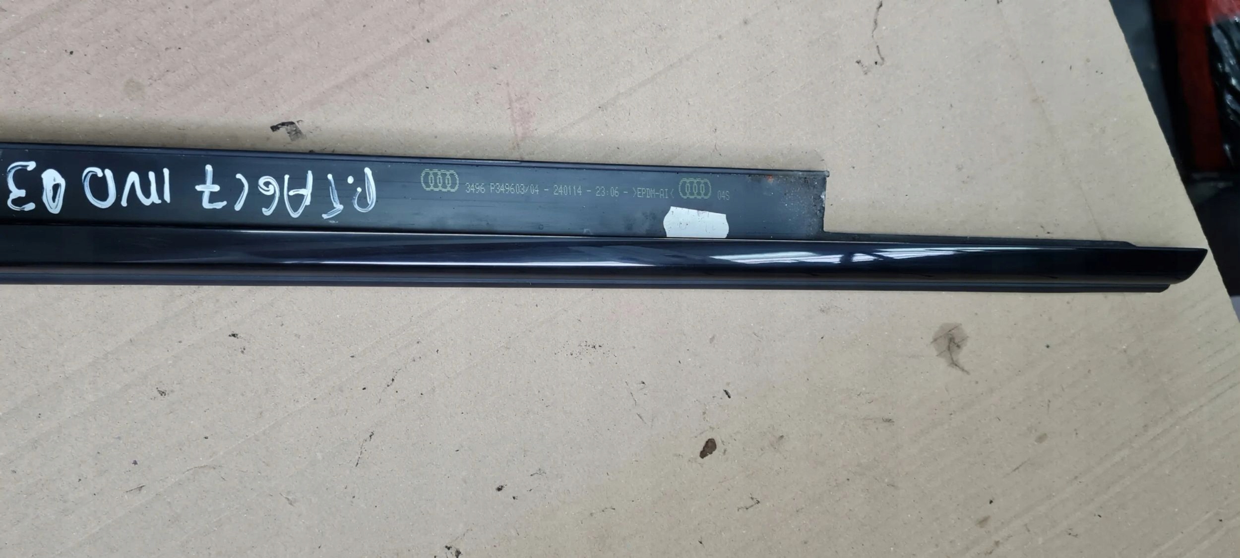 A6 C7 4G moulding dust right rear part SLINE black BLACK 4G0853764A
