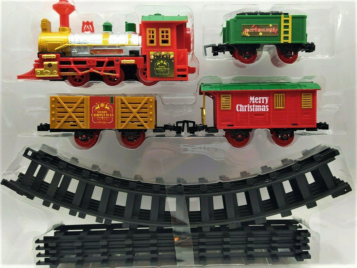 DUŻA KOLEJKA ELEKTRYCZNA DLA DZIECI PREZENT ŚWIĘTA POCIĄG TORY WAGONIKI Marka ZD Trading