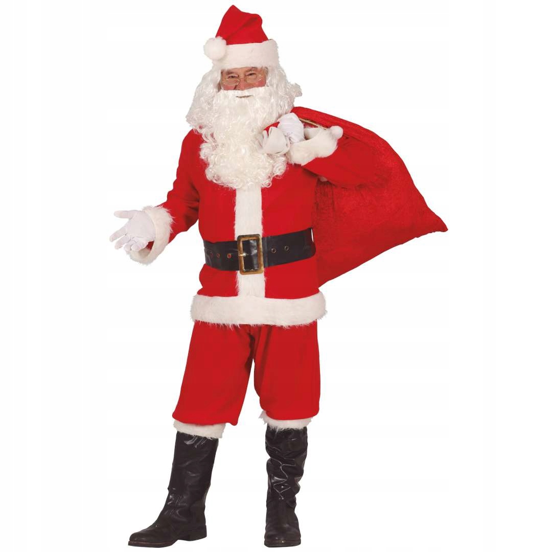 Strój Święty Mikołaj kostium gwiazdor santa boże narodzenie przebranie M