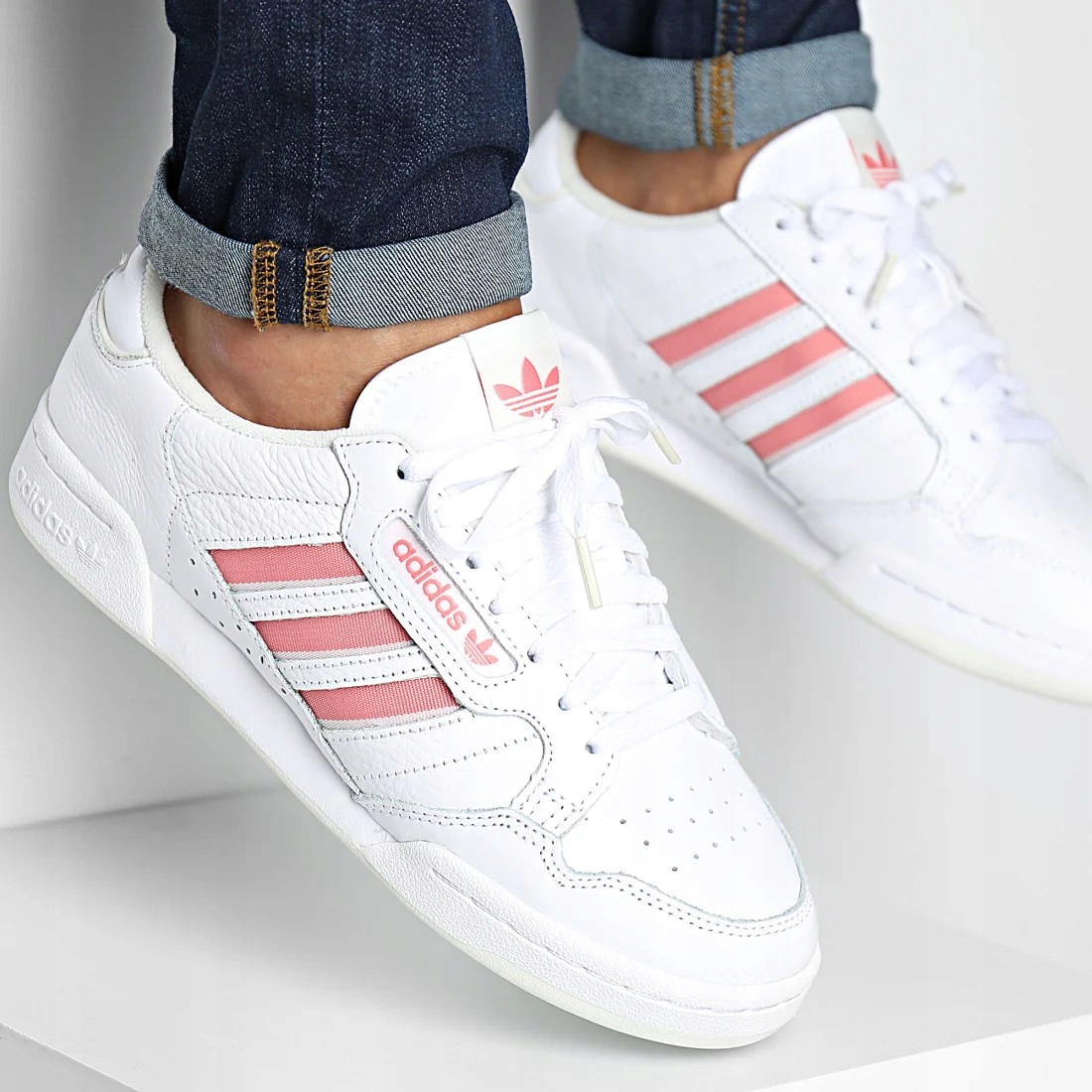 Pánské sportovní boty Adidas Continental 80 Stripes Bílé GX1916 vel. 45 1/3