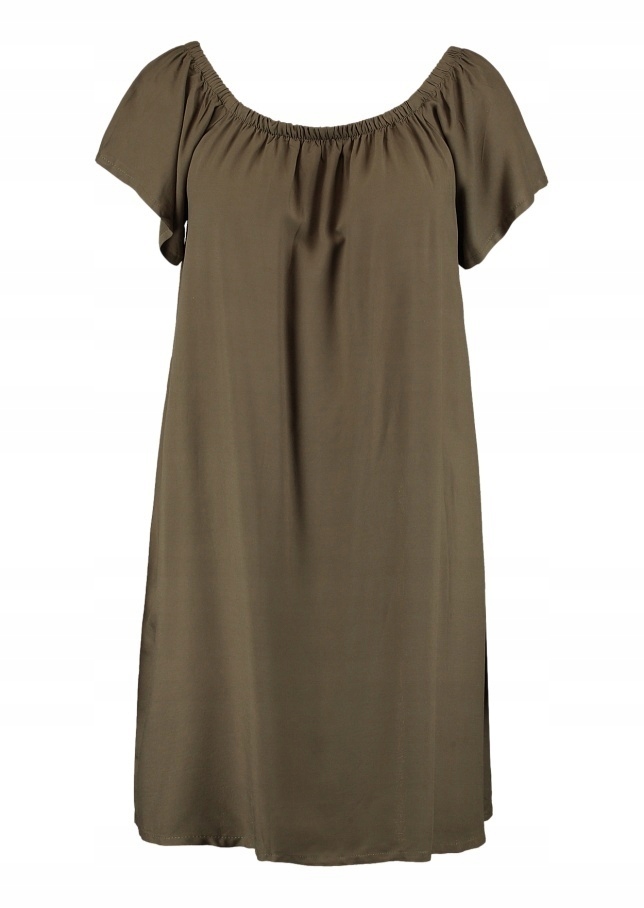 Z-one Krátká Šaty Španělská Tunika Khaki ZO52 42