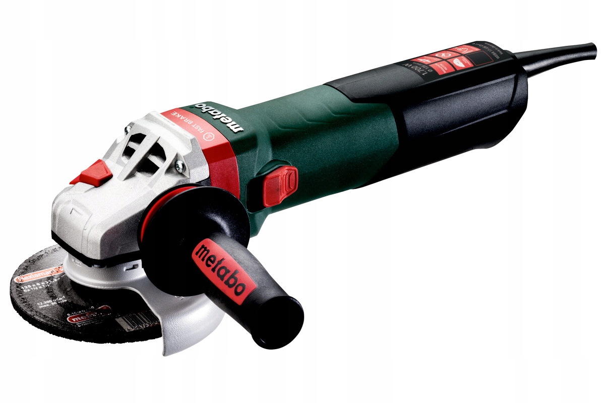 Szlifierka Kątowa Sieciowa Metabo Wev 15-125 Quick 1550W Tarcza 125mm
