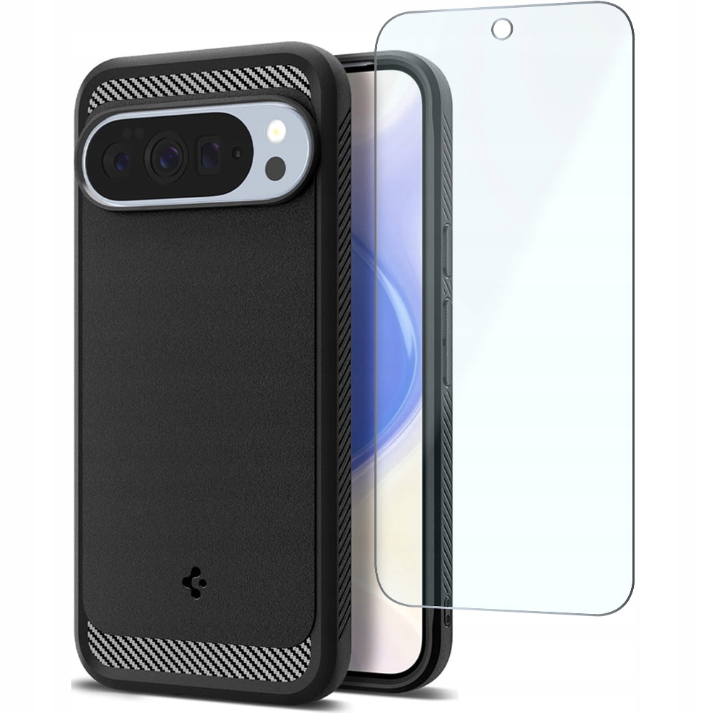 Etui Spigen Rugged Armor Mag do Pixel 10 Pro XL do MagSafe pancerne szkło