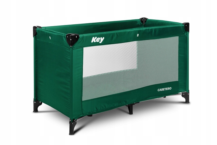 ŁÓŻECZKO TURYSTYCZNE SKŁADANE MATERACYK KEY GREEN Marka Caretero