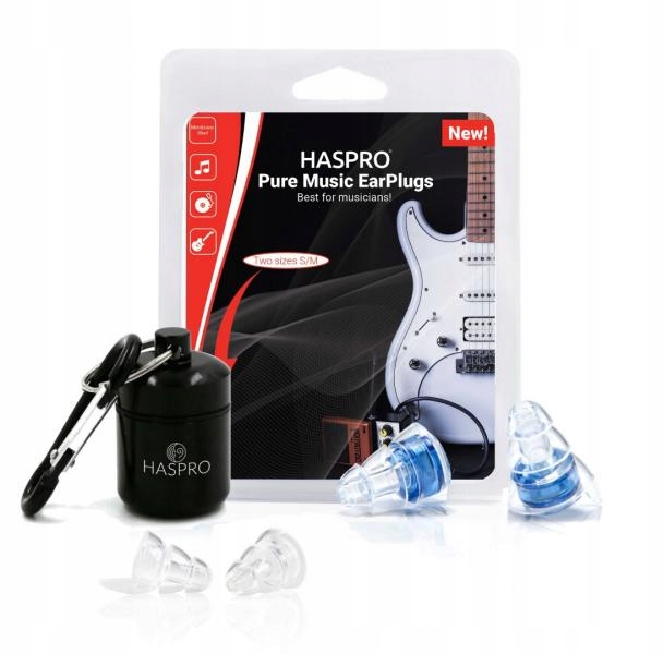 Haspro Pure Music dla muzyków koncerty zatyczki do uszu