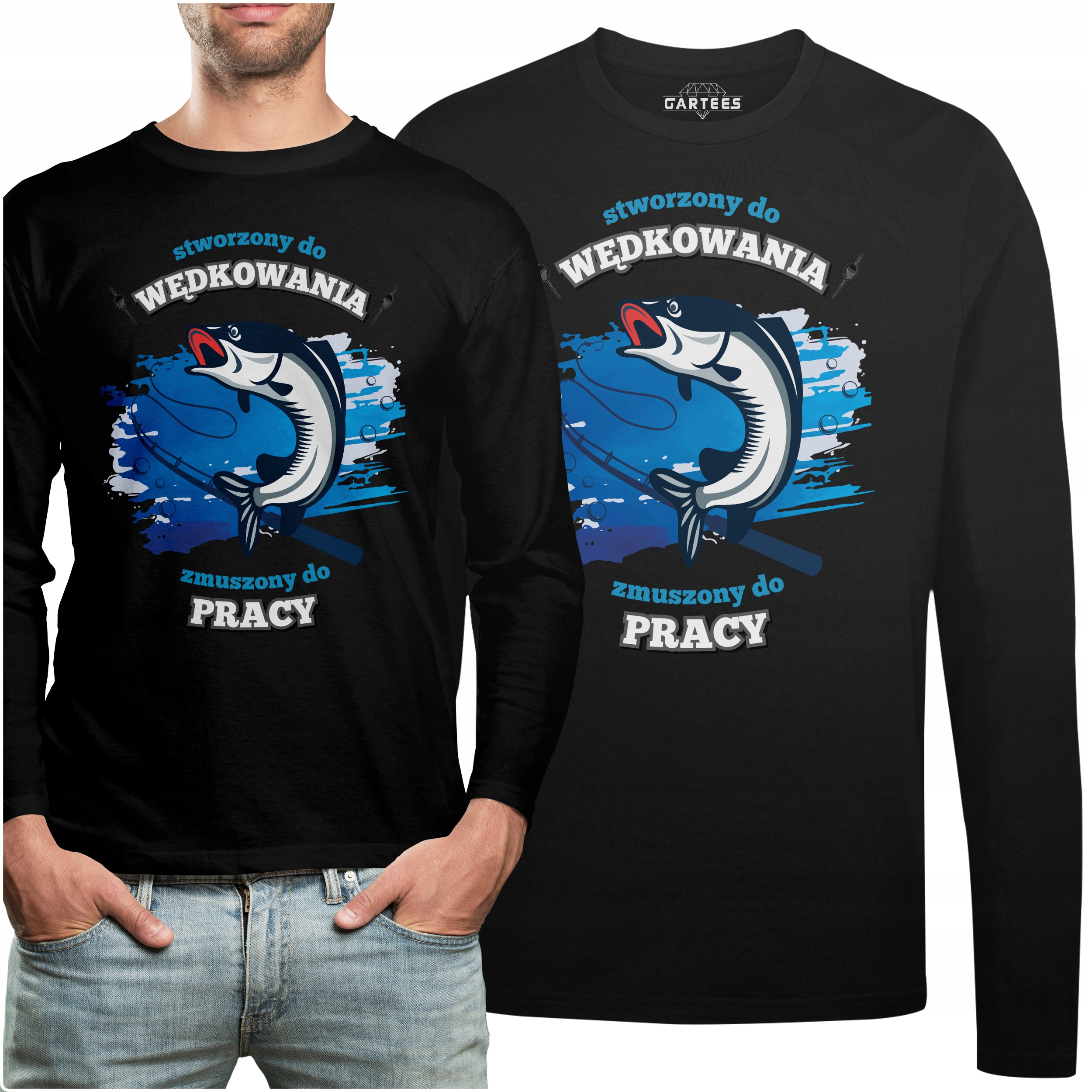 

Koszulka Long Na Prezent Stworzony Do Wędkowania