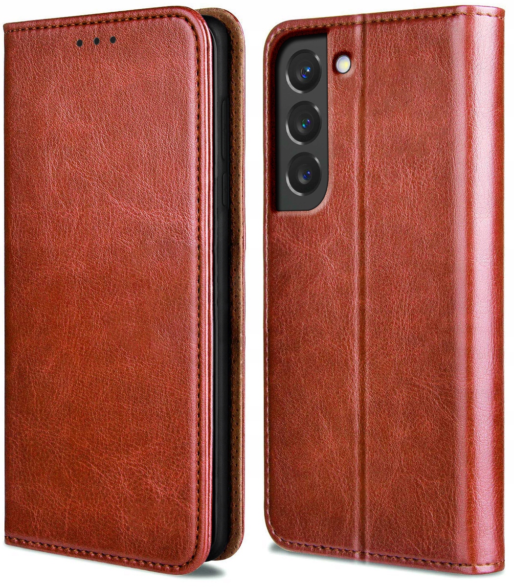 

Etui Skórzane Case Szkło do Samsung Galaxy S22