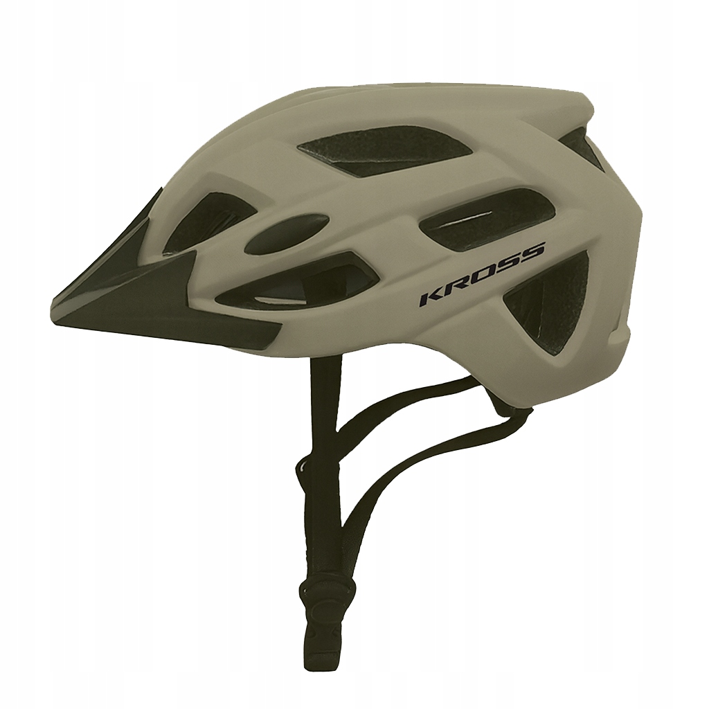 Kask rowerowy miejski/MTB Kross Attivo rozmiar M Beżowy