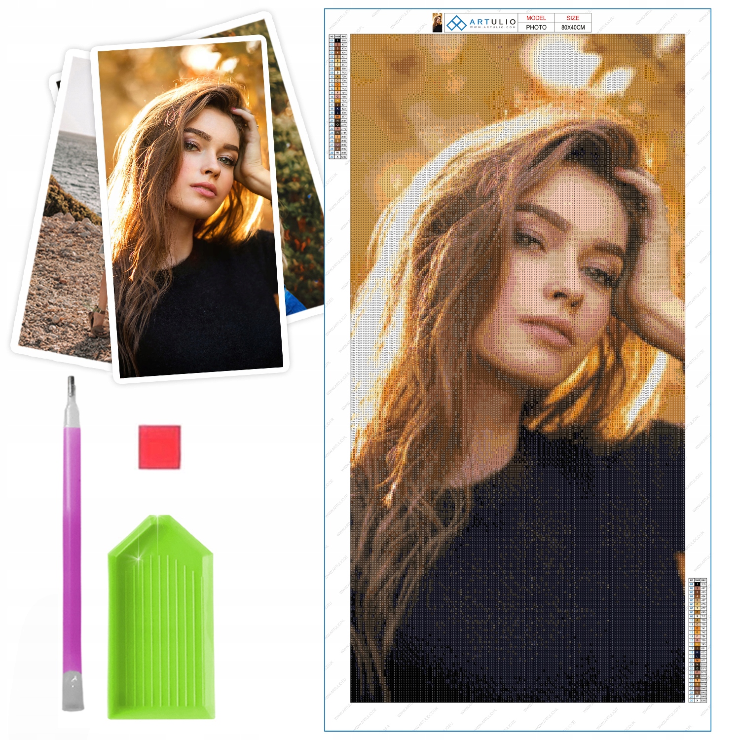 Diamentový Haft Z Fotografie 40x80 Diamond Painting