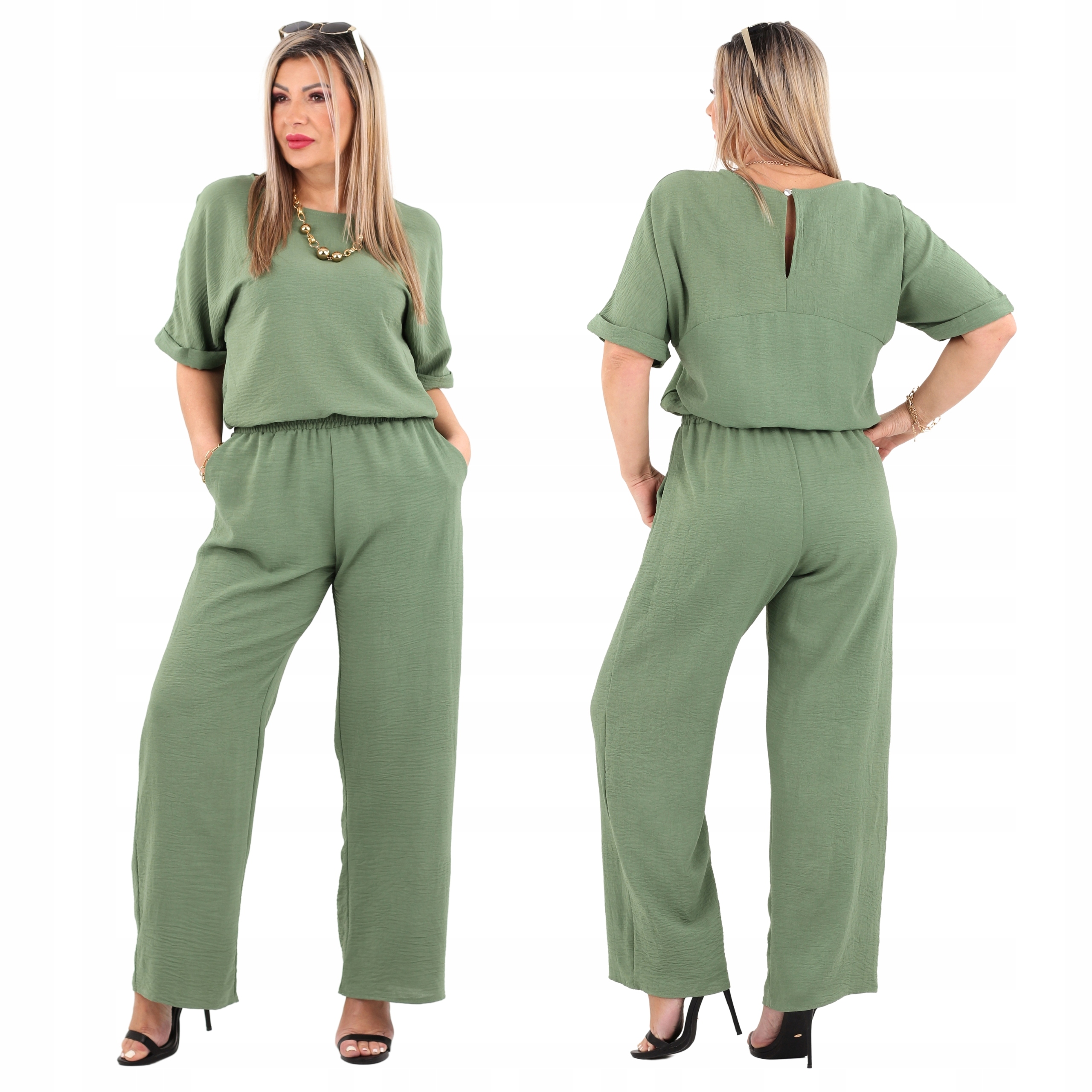 Kombinezon damski Polski Producent duże rozmiary luźny oversize