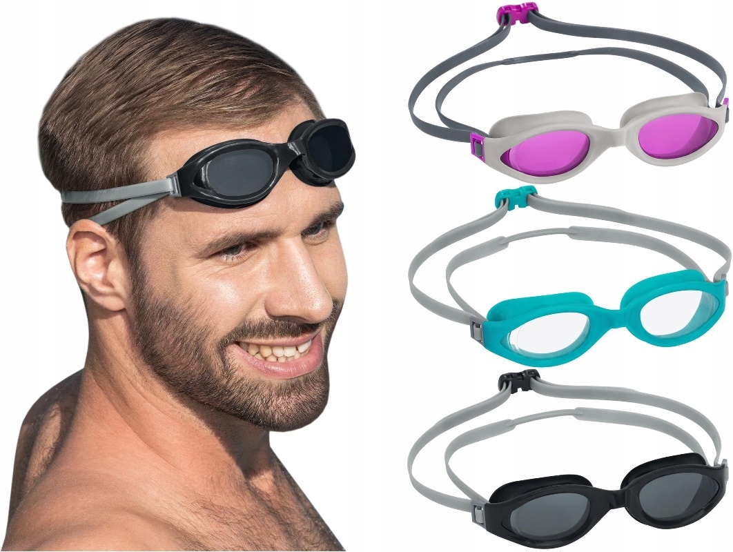 Bestway Okulary do pływania nurkowania okularki dla dorosłych 21077