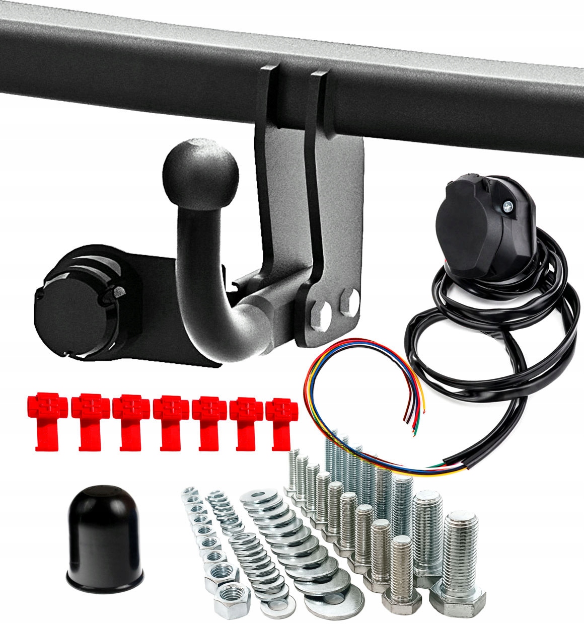 Hak holowniczy+WIĄZKA 7pin Volkswagen Transporter T6/T6.1 VW Multivan BUS Producent Bizub Hak-Pol