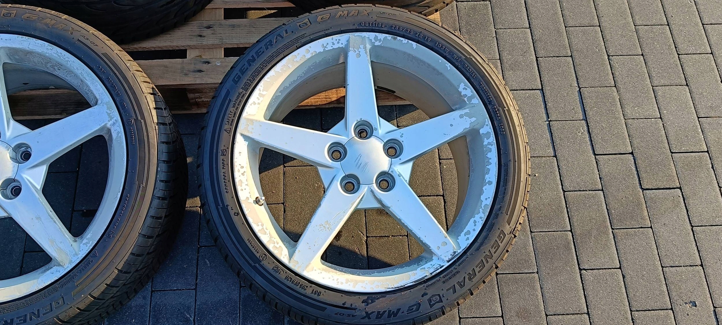 wheels discs disc dwa rozmiary Chevrolet Corvette C5 C6 1997-2013