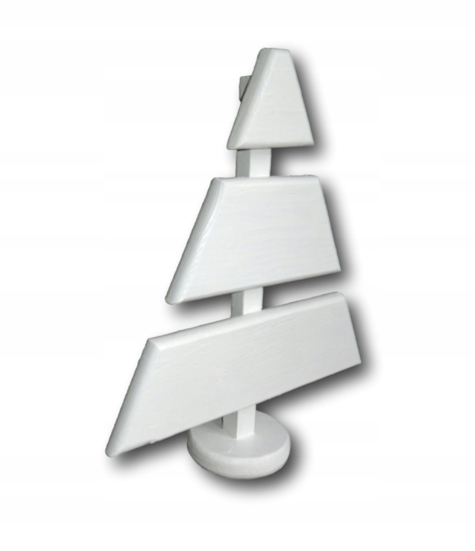 Biała CHOINKA DREWNIANA DREWNO STROIK OZDOBA 37 cm Kod producenta DEK-CHOINNATM