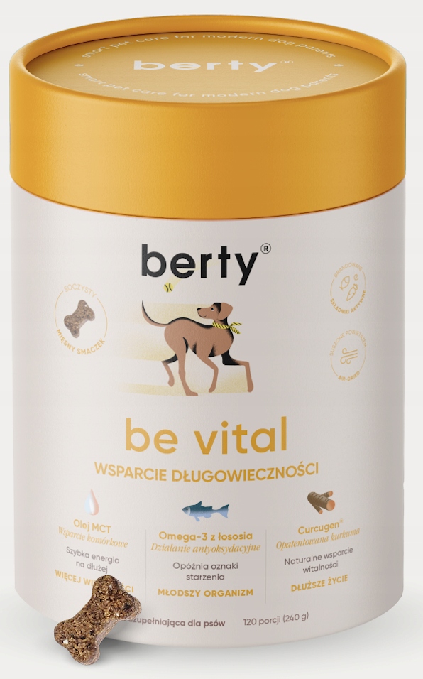 Levně be vital Doplněk na klouby pro Seniora Psa Kosti Energie