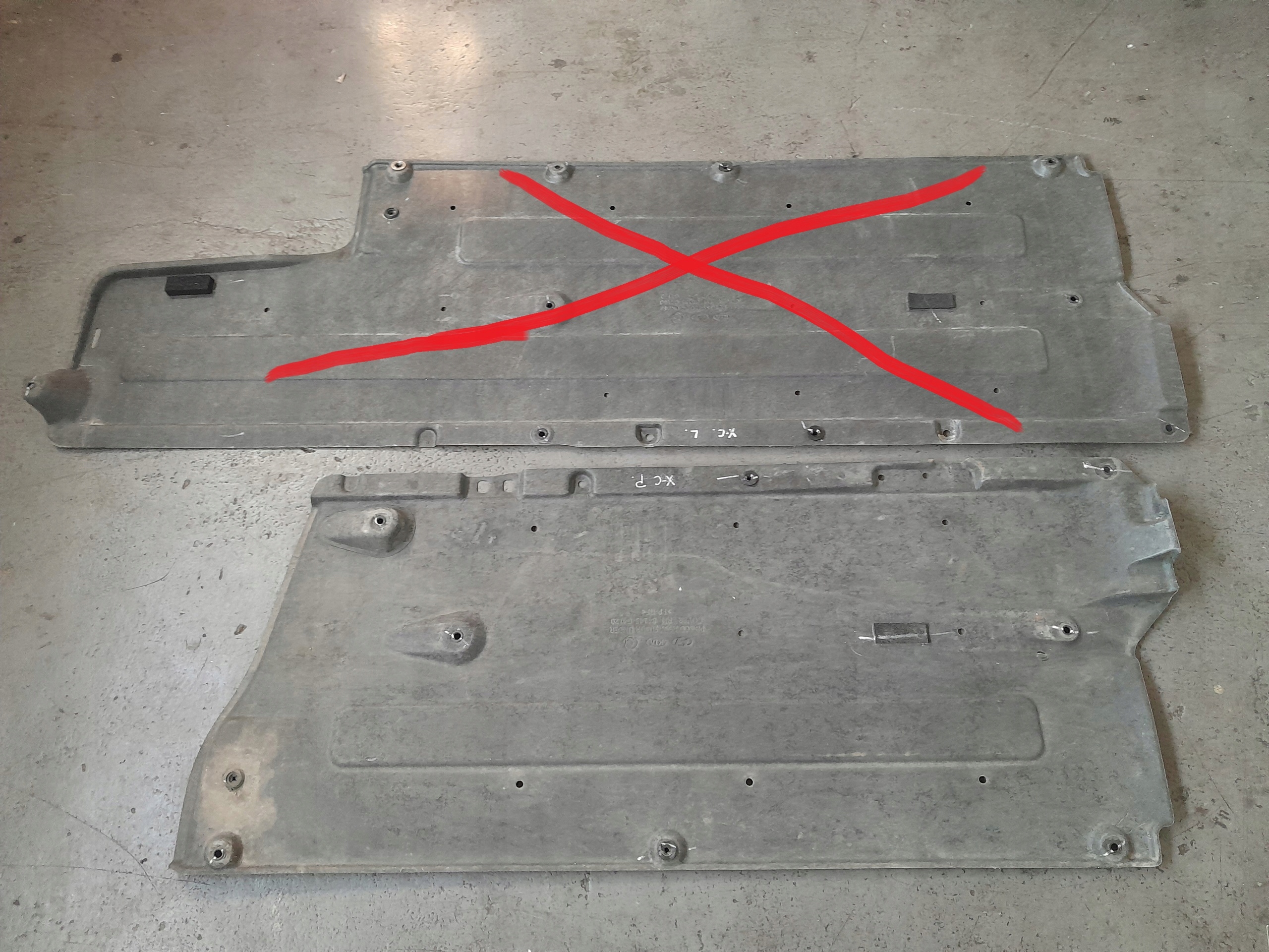 KIA X-CEED XCEED 2019- OSŁONA PŁYTA PODWOZIA PRAWA