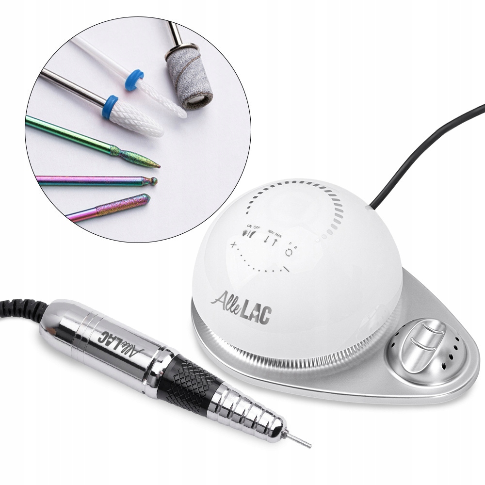 Profesionální Bruska na nehty M21 65W Silná frézy na kukly Nosič