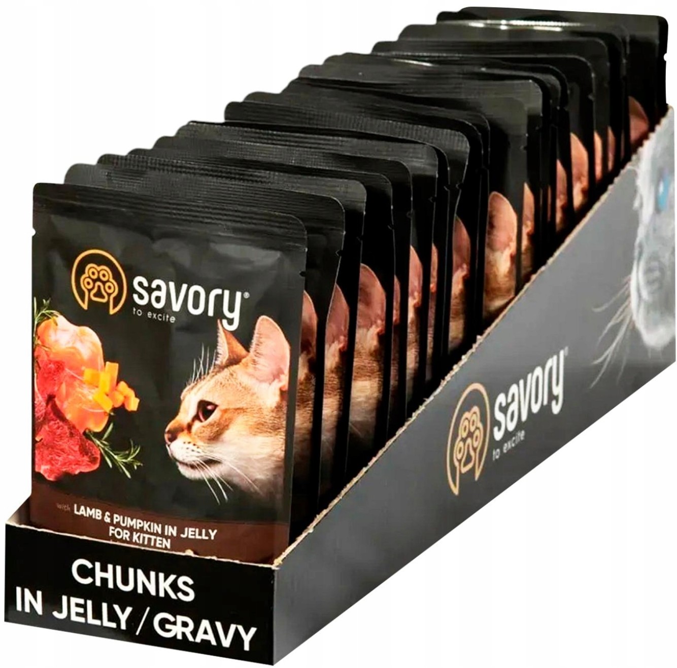 Savory Kitten Karma dla kociąt w galarecie Jagnięcina Lamb &Pumpkin 85g x22